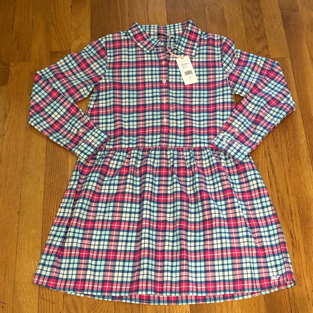 Brand new Piper plaid flannel shirt dress